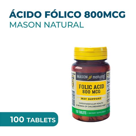 Folic Acid 800 Mcg (100 Tab) - NFE Care