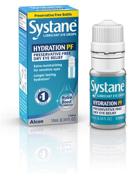 Systane Hydration Preservative Free Dry Eye Care Eye Drops 10 Ml