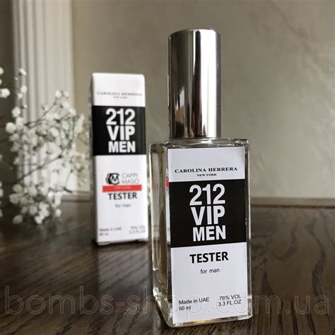 Купить Тестер Carolina Herrera 212 Vip Men 60мл (Каролина Эррера 212 ...