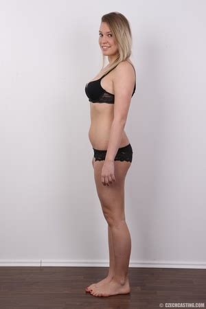 Fit Fair Haired Gal In A Black Lingerie Looking Very Sex XXX Dessert