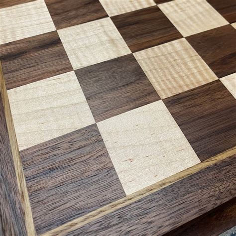 Wood Chess Board - Etsy