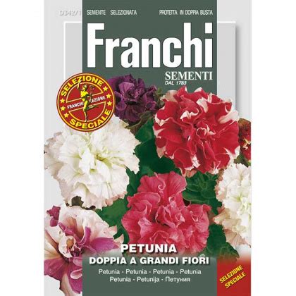 Купить семена Петуния Нана Доппия, смесь цветов Franchi sementi в ...