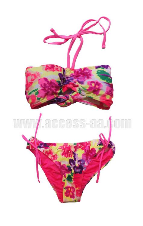 Sexy Bikini Tropical Expression Flower Print And UV Protection Bikini And String Bikini Price
