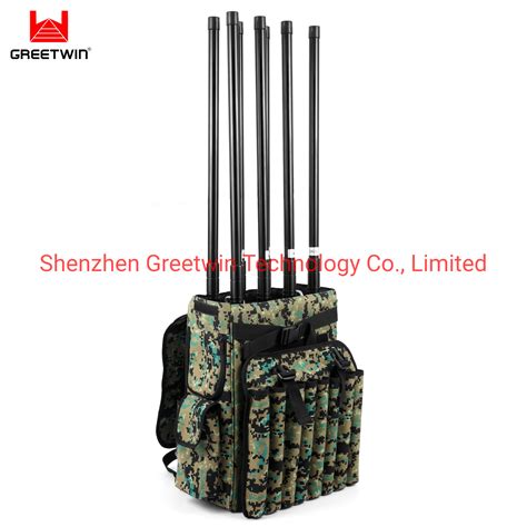 Greetwin High Power Bands Uav Mult Frequency Anti Drone Jammer Anti