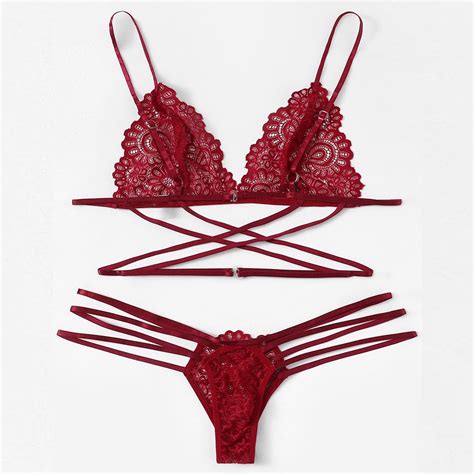 Lingerie Sexy Conjunto de Lingerie Sexy de Três Pontos de Lingerie Feminina Shopee Brasil