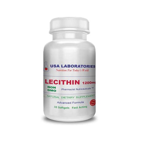 ЛЕЦИТИН СОЕВ КАПС 1200МГ 30БР USA