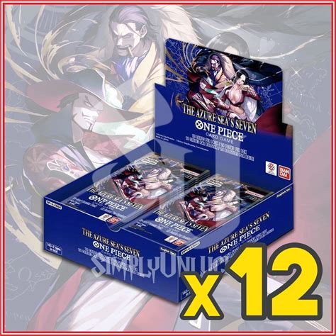 One Piece TCG OP-14 The Azure Seas Seven English Booster Box Case Seal