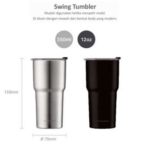 Promo Locknlock Swing Tumbler Mug Termos Hot Cool Ml Lhc Diskon Di Seller Indah