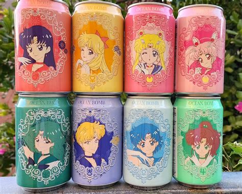 Ocean Bomb Sailor Moon Drinks Bundle 8 Different Sailor Moon - Etsy