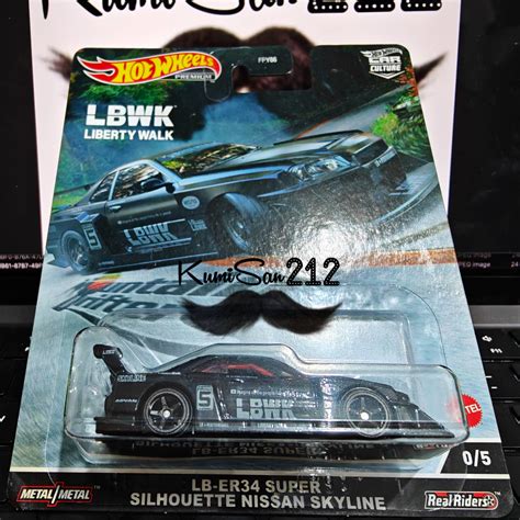 Jual Hot Wheels Premium Chase Car Lbwk Lb Er Super Silhouette Nissan Skyline Black