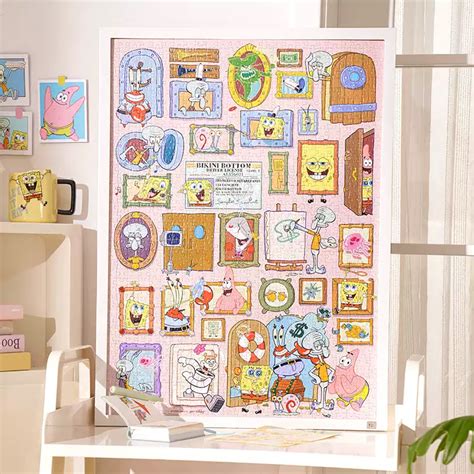 1000pcs Jigsaw Puzzle Toi SpongeBob SquarePants Bikini Bottom Portal TopPuzzleShop