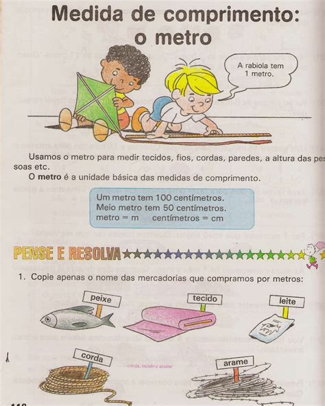 Atividade Medida De Comprimento Educação Infantil BRAINCP