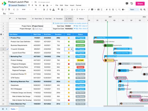 product launch plan template spreadsheet templates