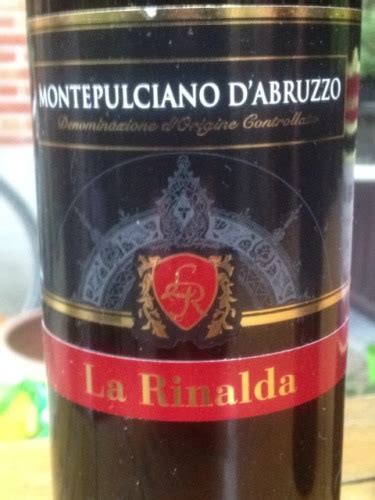 La Rinalda Montepulciano D Abruzzo Vivino Australia