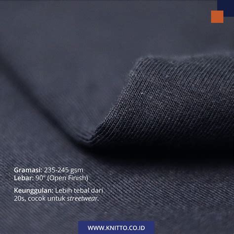 bahan cotton combed  rekomendasi penggunaannya toko kain kaos knitto