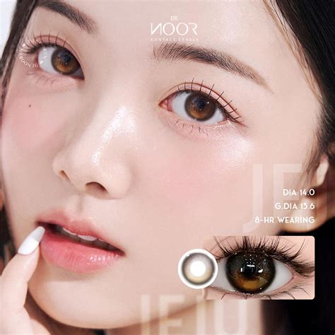 Độ JEJU Brown Lens Hiệu Ứng Filter Loang Màu Cực Mướt Lens Hot Trend DeNOOR Contact