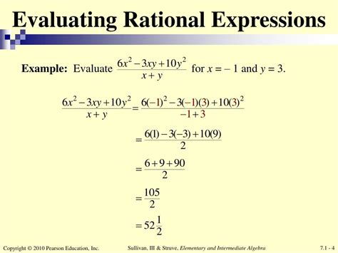 Ppt Chapter 7 Rational Expressions And Equations Powerpoint