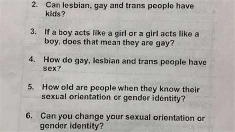 Washington Middle School Curriculum Includes Asking How Gay People Have Sex