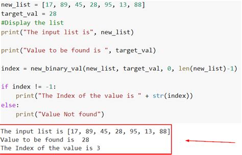 Python Program For Binary Search Python Guides