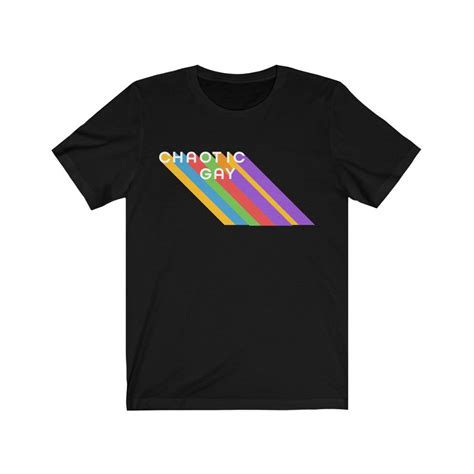 Camiseta gay caótica Orgullo Ropa de orgullo Rpg Camisa de alineación Alineación