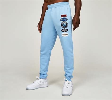 Mercier Hybrid Badge Jogger Sky Blue Footasylum