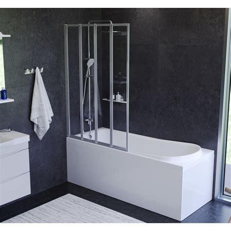 Шторка на борт ванны AM.PM Like 100х140, поворотно-складная W80BS-100 ...