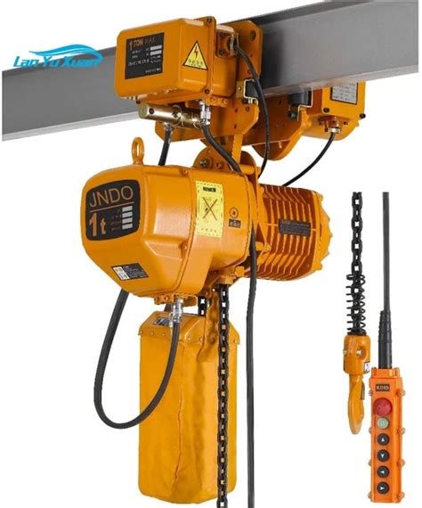 Hhbb Motorized Trolley Type Electric Chain Hoist Ton With 46 OFF