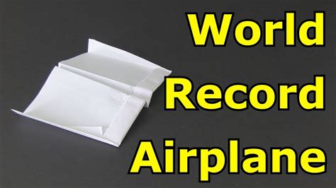 How To Make The Longest Flying Paper Airplane In The World Youtube