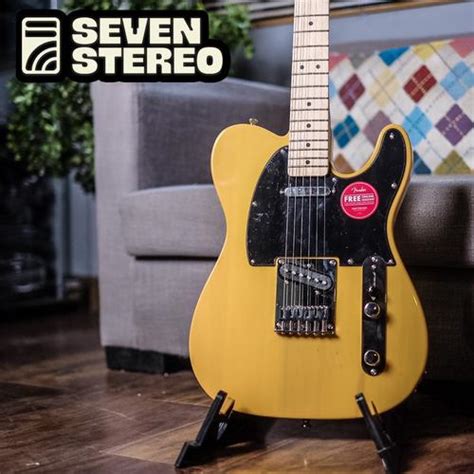 Jual Squier Sonic Telecaster Electric Guitar Maple Fb Butterscotch Blonde Kota Bandung Seven