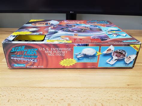 Playmates Star Trek The Next Generation Innerspace Uss Enterprise Mini Playset 4636398603