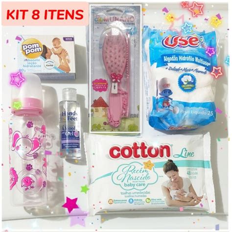 Comprar Para O Bebê - Kit higiene alimentação do bebê 8 itens essenciais presente recém ...