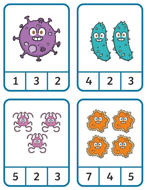 Counting Germs Worksheet Science Projects Cards Projects