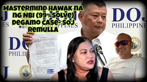 Mastermind Hawak Na Ng NBI SOJ Remulla Pbbm Degamo YouTube