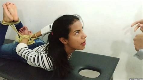 Hogtied Bondage Beauty Has Feet Whipped And Worshipped Nude Pics Xhamster