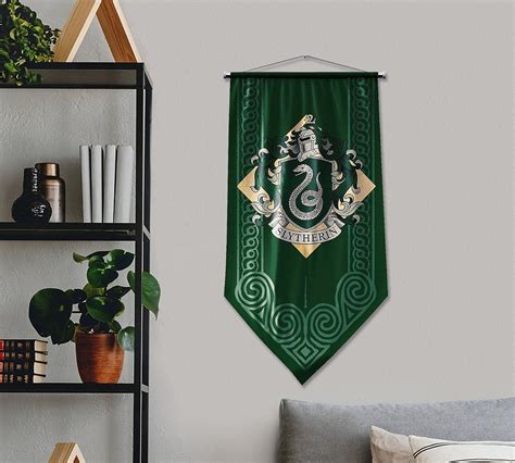 Big Size Slytherin Hogwarts Flag, Slytherin Design Flag, HARRY POTTER ...