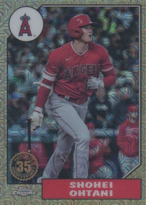 Shohei Ohtani 2022 Topps Update Silver Pack T87C 50 1987 Chrome Price