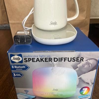 Sealy Hot Plate Coffee Cup And Bluetooth Speaker Diffuser
