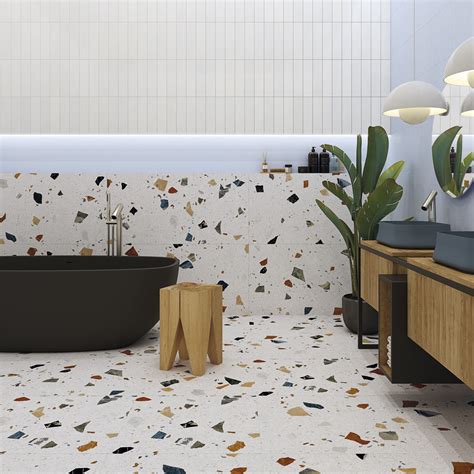 Terrazzo Stracciatella Nacar 80x80 Mounier Carrelage