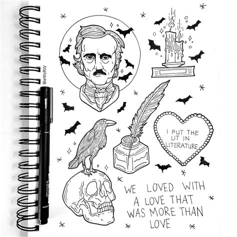 Pinterest Poe Tattoo Matching Couple Tattoos Creepy Tattoos