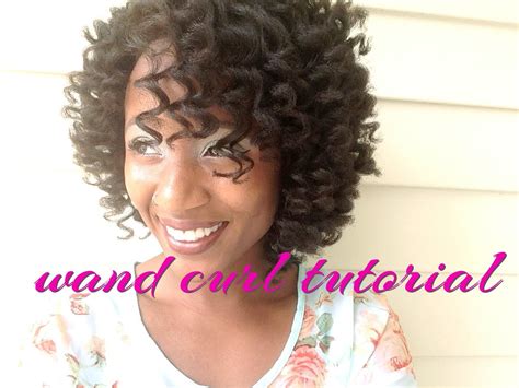 Easy Tutorial For Perfect Wand Curls On Natural Hair NO BLOWDRYER