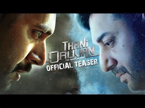 Thani Oruvan Teaser Tamil Movie, Music Reviews and News