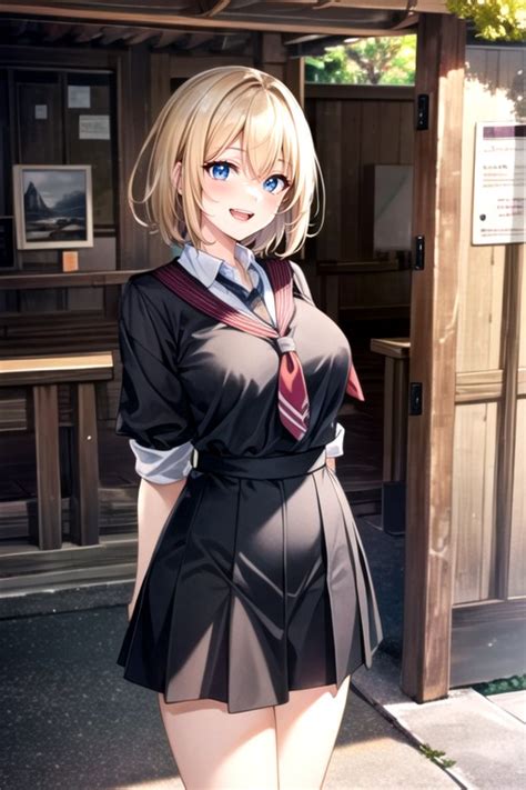 American Arms Behind Back Shemale AI Porn