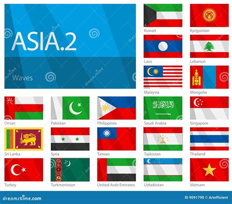 Flags Of Asian Countries With Their Names 24 Best Images About Pre K
