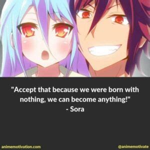 The BEST List Of No Game No Life Quotes That Are Thought Provoking