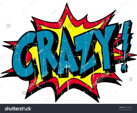 Crazy Stock Vector 80104624 - Shutterstock 