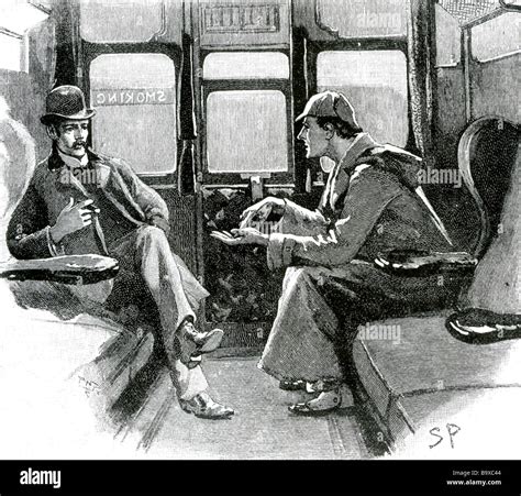 SHERLOCK HOLMES and Dr Watson as draw by Sidney Paget for The Strand ...