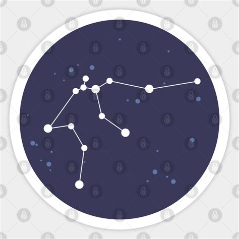 Virgo Constellation Constellation Sticker Teepublic