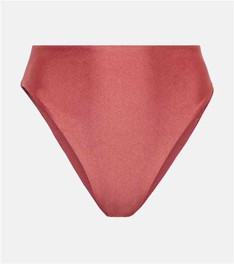 Incline High Rise Bikini Bottoms In Pink Jade Swim Mytheresa