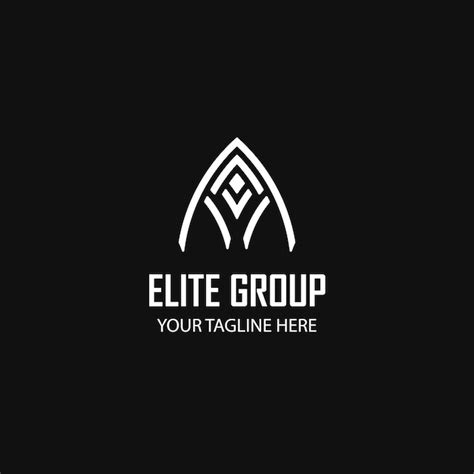 Premium Vector Elite Group Flat Logo Design