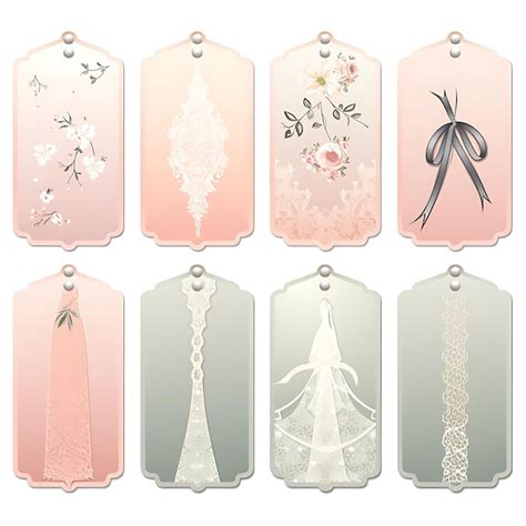 Premium Ai Image Lingerie Tag Card Satin Fabric Delicate Lace Accents Sensual D Vector Design